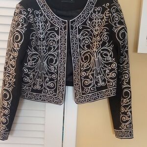 Black Embroidered Jacket